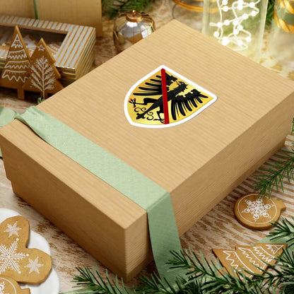 Fontaine-lEvêque wapen (Belgium) (Coat of Arms) STICKER Vinyl Kiss-Cut Decal - The Sticker Space