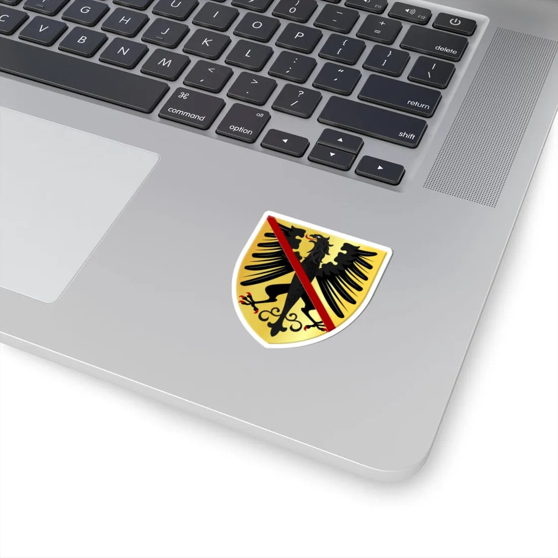 Fontaine-lEvêque wapen (Belgium) (Coat of Arms) STICKER Vinyl Kiss-Cut Decal - The Sticker Space