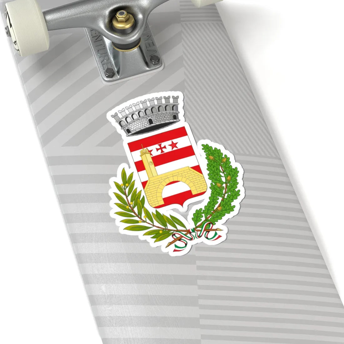 Fontainemore-Stemma (Italy) (Coat of Arms) STICKER Vinyl Kiss-Cut Decal - The Sticker Space