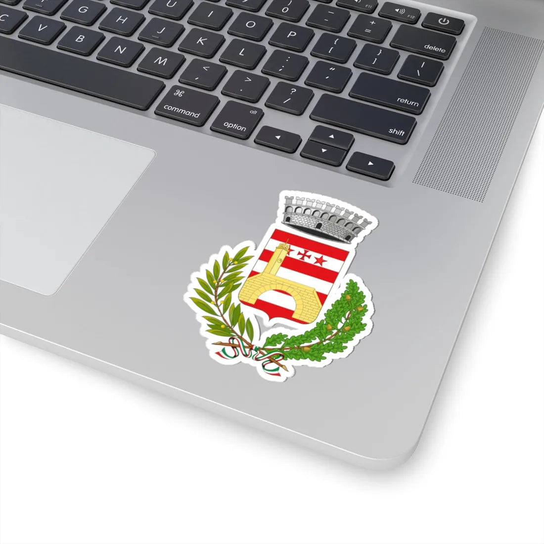 Fontainemore-Stemma (Italy) (Coat of Arms) STICKER Vinyl Kiss-Cut Decal - The Sticker Space
