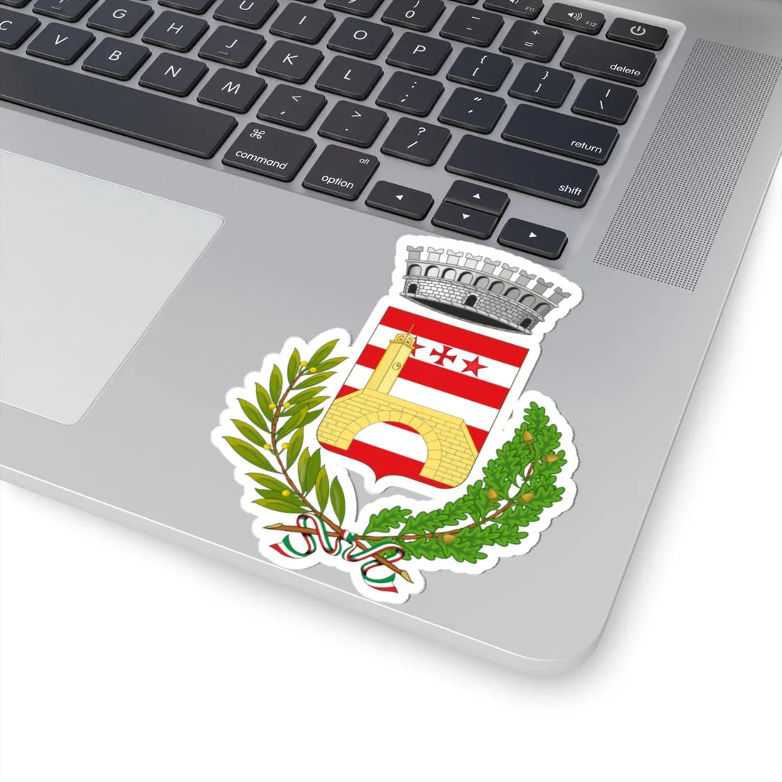 Fontainemore-Stemma (Italy) (Coat of Arms) STICKER Vinyl Kiss-Cut Decal - The Sticker Space