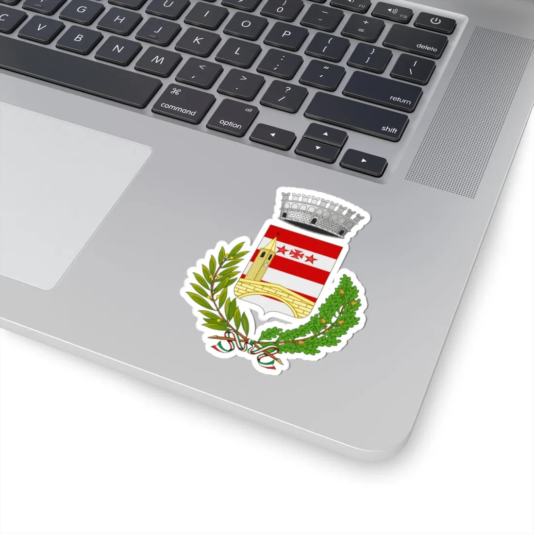 Fontainemore-Stemma2 (Italy) (Coat of Arms) STICKER Vinyl Kiss-Cut Decal - The Sticker Space