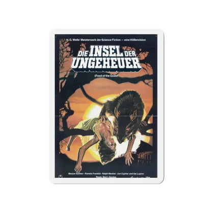 FOOD OF THE GODS (GERMAN) 1976 Movie Poster - Refrigerator Magnet 3 Inch - The Sticker Space