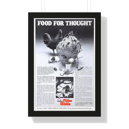 FOOD OF THE GODS (TEASER) 1976 - Framed Movie Poster-16″ x 24″-The Sticker Space