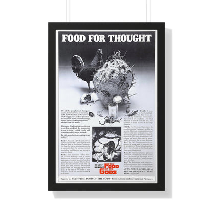 FOOD OF THE GODS (TEASER) 1976 - Framed Movie Poster-20" x 30"-The Sticker Space