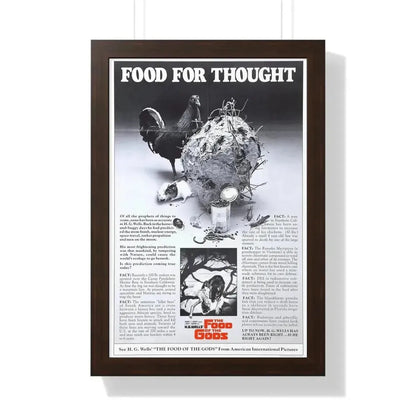 FOOD OF THE GODS (TEASER) 1976 - Framed Movie Poster - The Sticker Space