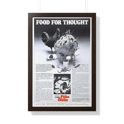 FOOD OF THE GODS (TEASER) 1976 - Framed Movie Poster - The Sticker Space