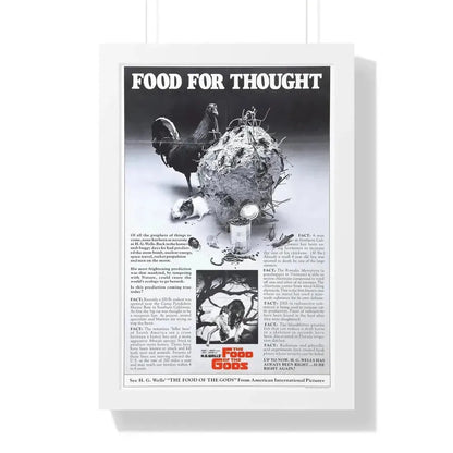 FOOD OF THE GODS (TEASER) 1976 - Framed Movie Poster - The Sticker Space