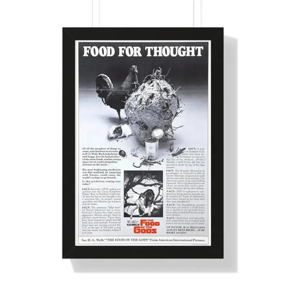 FOOD OF THE GODS (TEASER) 1976 - Framed Movie Poster - The Sticker Space