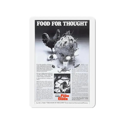 FOOD OF THE GODS (TEASER) 1976 Movie Poster - Refrigerator Magnet - The Sticker Space