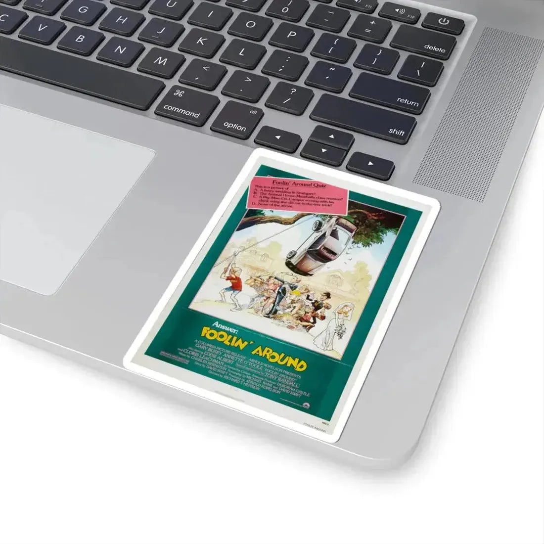 Foolin' Around 1980 Movie Poster - STICKER Vinyl Kiss-Cut Decal - The Sticker Space