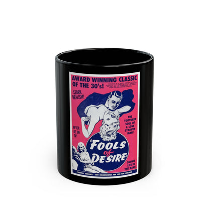 FOOLS OF DESIRE 1937 Movie Poster - Black Coffee Mug-11oz-The Sticker Space