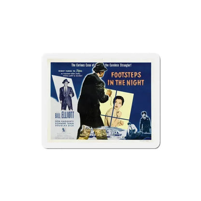 Footsteps in the Night 1957 Movie Poster Refrigerator Magnet 6 Inch - The Sticker Space
