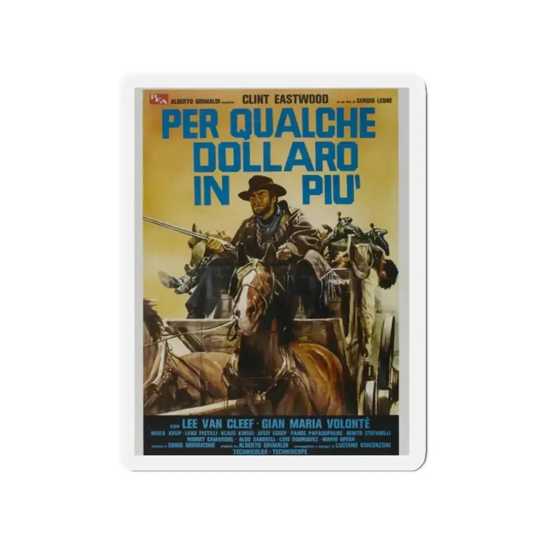 FOR A FEW DOLLARS MORE (2) 1965 Movie Poster - Refrigerator Magnet - The Sticker Space
