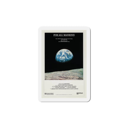 For All Mankind 1989 Movie Poster Die-Cut Magnet-6 × 6"-The Sticker Space