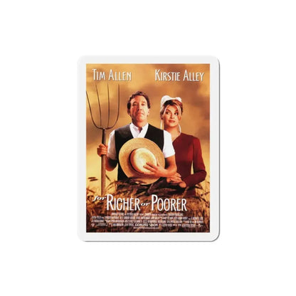 For Richer Or Poorer 1997 Movie Poster Refrigerator Magnet 3 Inch - The Sticker Space