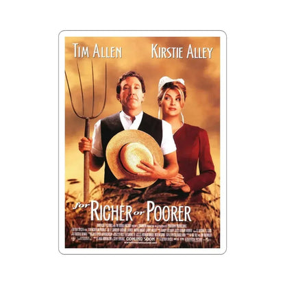 For Richer Or Poorer 1997 Movie Poster STICKER Vinyl Die-Cut Decal 5 Inch - The Sticker Space