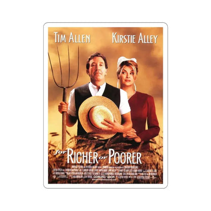 For Richer Or Poorer 1997 Movie Poster STICKER Vinyl Die-Cut Decal 6 Inch - The Sticker Space
