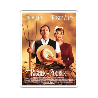 For Richer Or Poorer 1997 Movie Poster STICKER Vinyl Die-Cut Decal - The Sticker Space