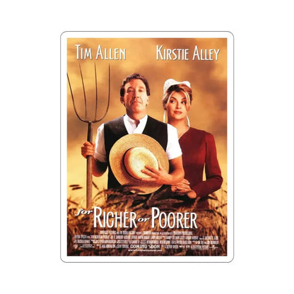 For Richer Or Poorer 1997 Movie Poster STICKER Vinyl Die-Cut Decal - The Sticker Space