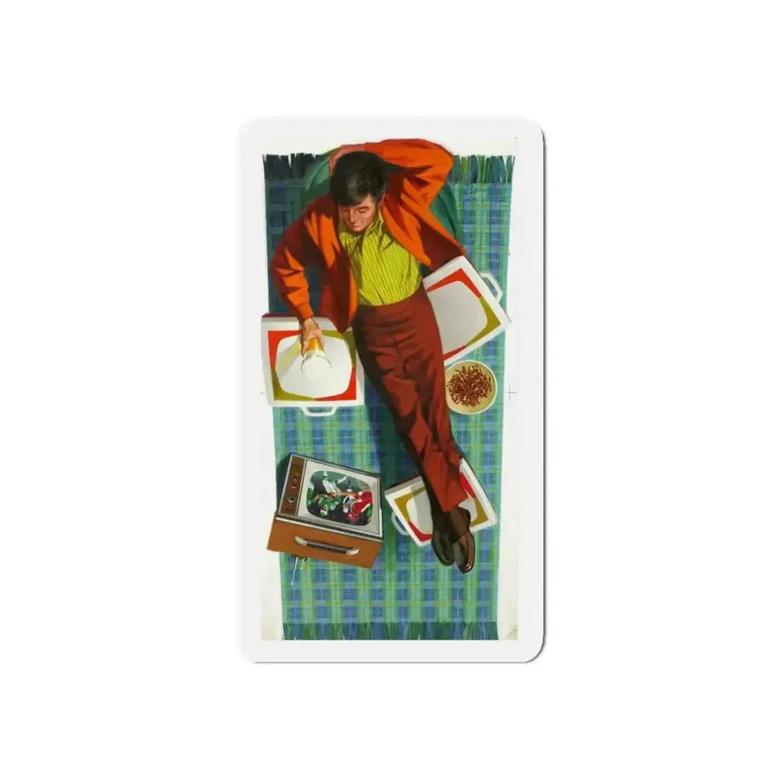 For Schmidt's Beer of Philadelphia (Magazine Illustration) Refrigerator Magnet - The Sticker Space