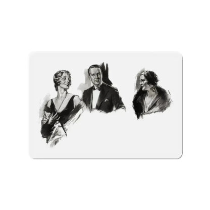 For The Love of Mike (1), Cosmopolitan, October 1930 (Magazine Illustration) Refrigerator Magnet - The Sticker Space