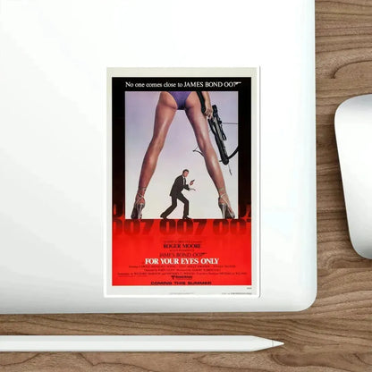 For Your Eyes Only 1981 Movie Poster STICKER Vinyl Die-Cut Decal - The Sticker Space