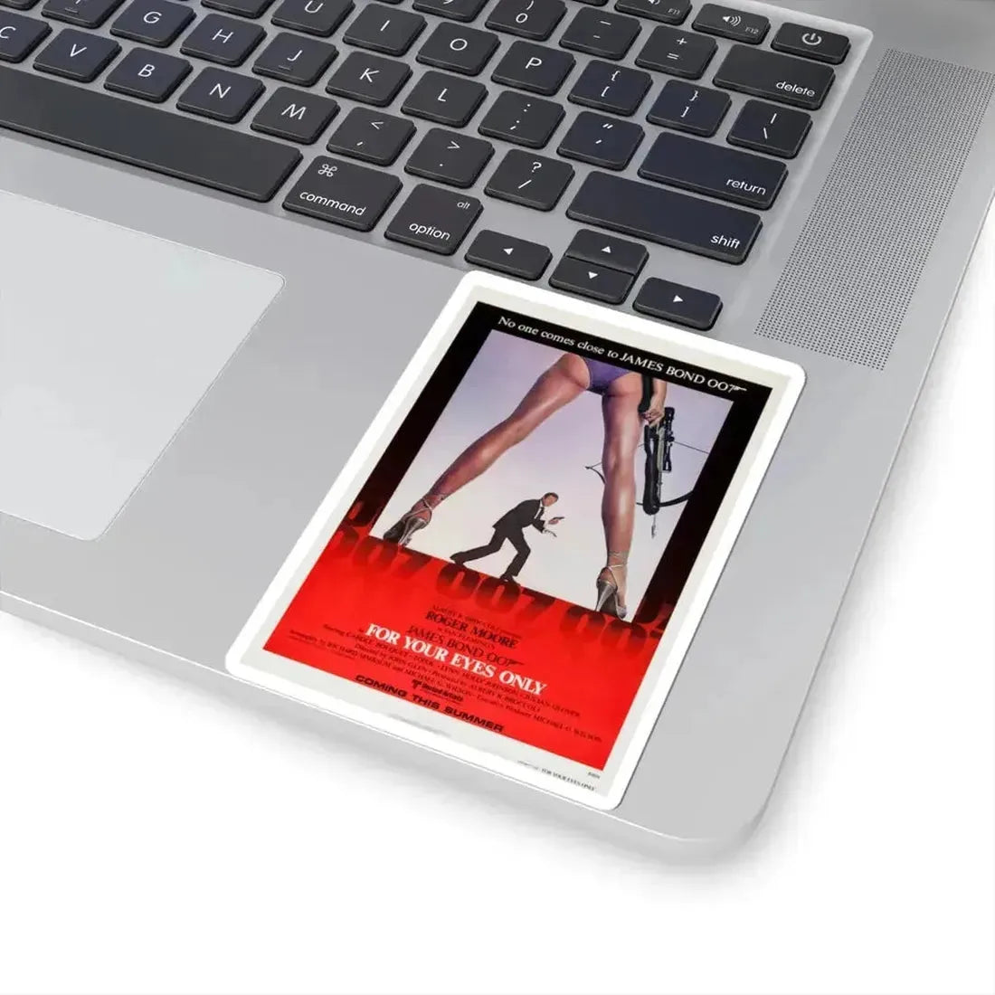 For Your Eyes Only 1981 Movie Poster - STICKER Vinyl Kiss-Cut Decal - The Sticker Space