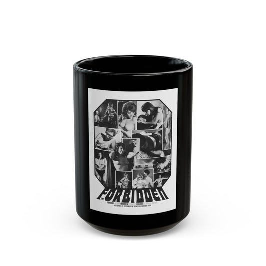 FORBIDDEN 1984 Movie Poster - Black Coffee Mug-15oz-The Sticker Space