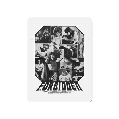 FORBIDDEN 1984 Movie Poster - Die-Cut Magnet-5" x 5"-The Sticker Space