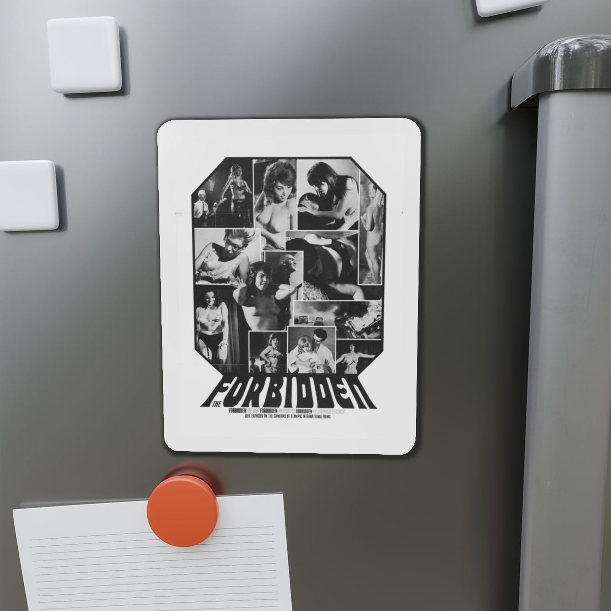 FORBIDDEN 1984 Movie Poster - Die-Cut Magnet-The Sticker Space