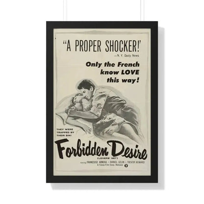 FORBIDDEN DESIRE 1955 - Framed Movie Poster - The Sticker Space