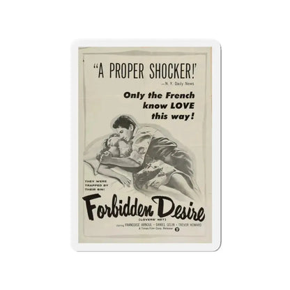 FORBIDDEN DESIRE 1955 Movie Poster - Refrigerator Magnet 3 Inch - The Sticker Space