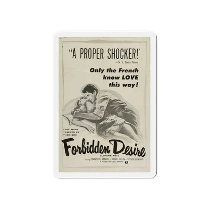 FORBIDDEN DESIRE 1955 Movie Poster - Refrigerator Magnet - The Sticker Space