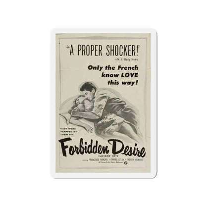 FORBIDDEN DESIRE 1955 Movie Poster - Refrigerator Magnet - The Sticker Space