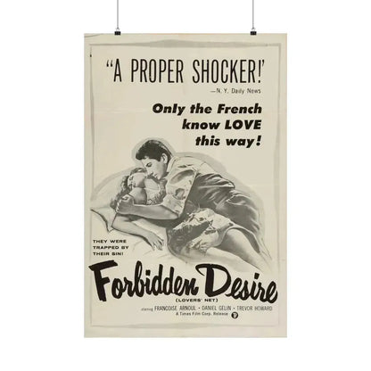 FORBIDDEN DESIRE 1955 - Paper Movie Poster 24″ x 36″ Matte - The Sticker Space