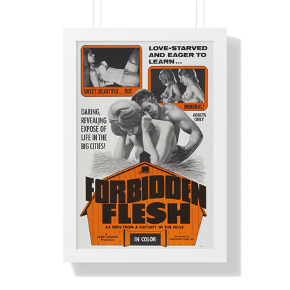 FORBIDDEN FLESH 1968 - Framed Movie Poster-16″ x 24″-The Sticker Space