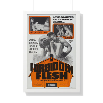 FORBIDDEN FLESH 1968 - Framed Movie Poster-20" x 30"-The Sticker Space