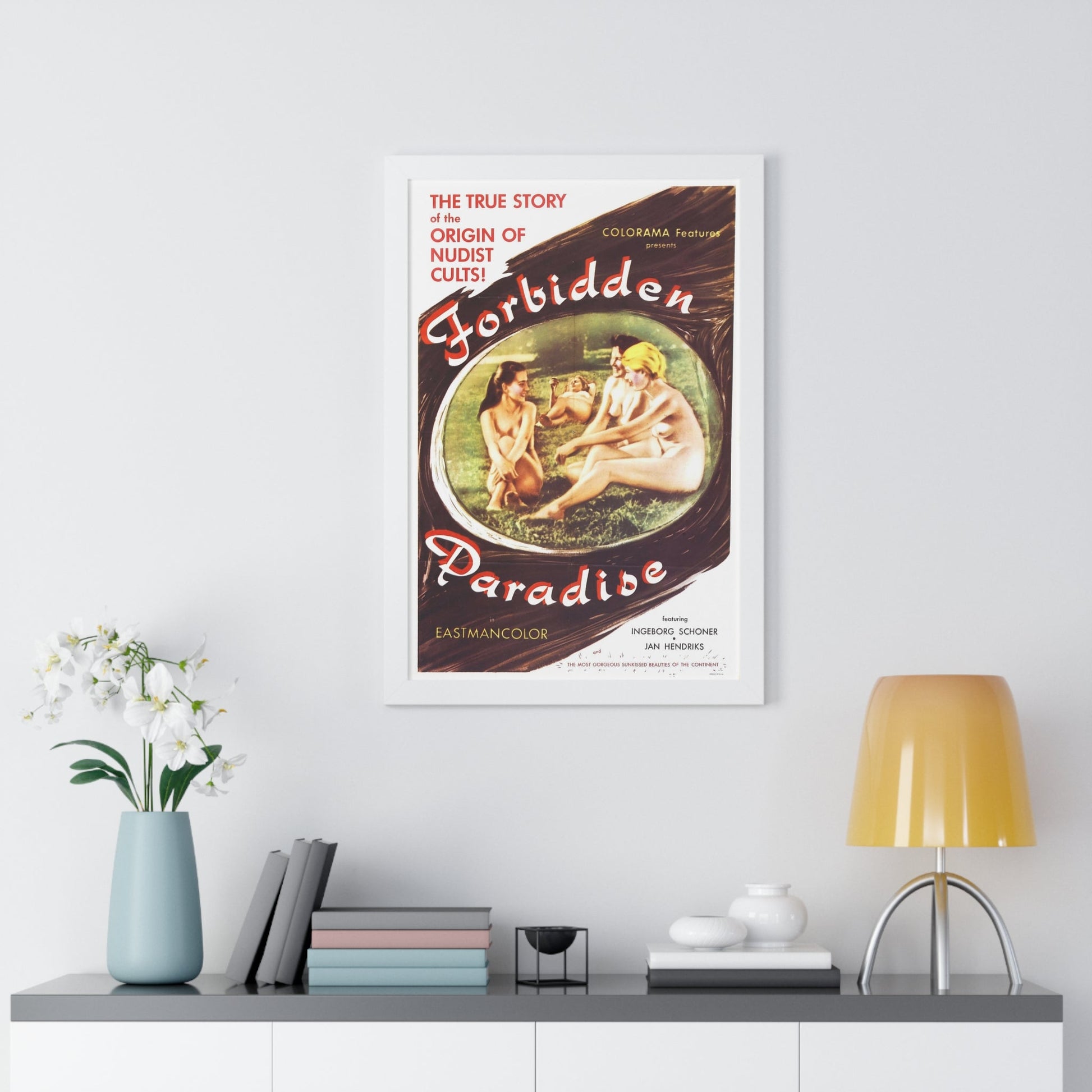 FORBIDDEN PARADISE 1958 - Framed Movie Poster-The Sticker Space