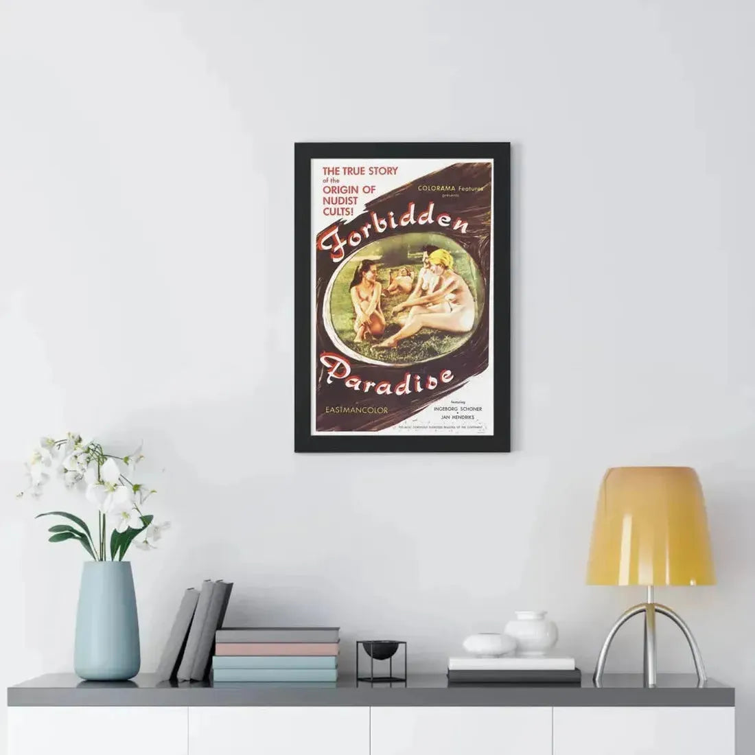 FORBIDDEN PARADISE 1958 - Framed Movie Poster - The Sticker Space