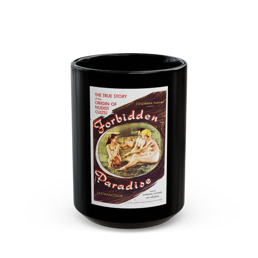 FORBIDDEN PARADISE 1958 Movie Poster - Black Coffee Mug-15oz-The Sticker Space