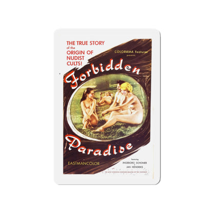 FORBIDDEN PARADISE 1958 Movie Poster - Die-Cut Magnet-3" x 3"-The Sticker Space