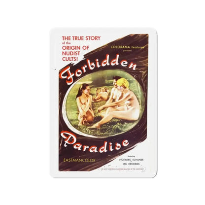 FORBIDDEN PARADISE 1958 Movie Poster - Refrigerator Magnet - The Sticker Space