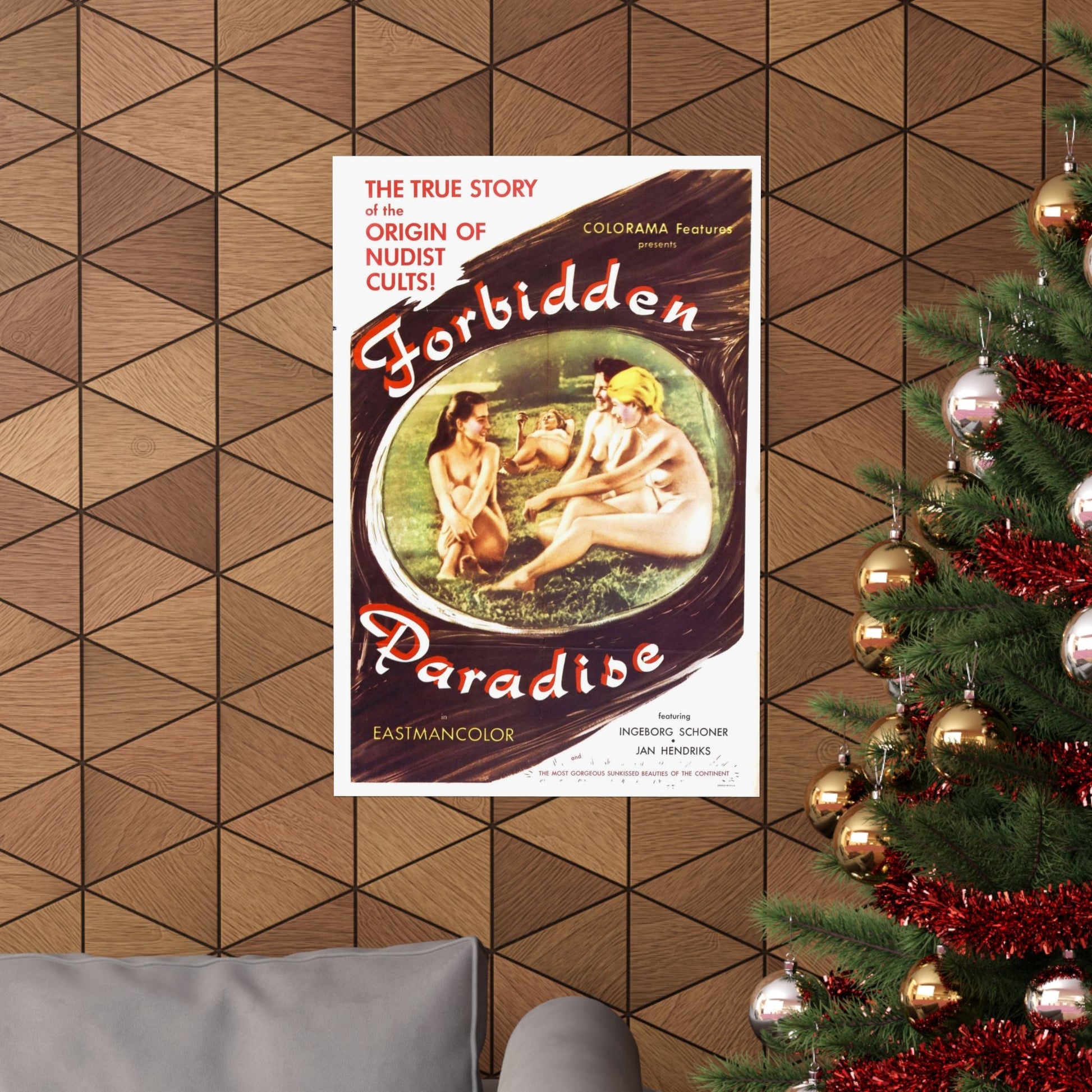 FORBIDDEN PARADISE 1958 - Paper Movie Poster-The Sticker Space