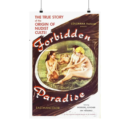 FORBIDDEN PARADISE 1958 - Paper Movie Poster 16″ x 24″ Matte - The Sticker Space