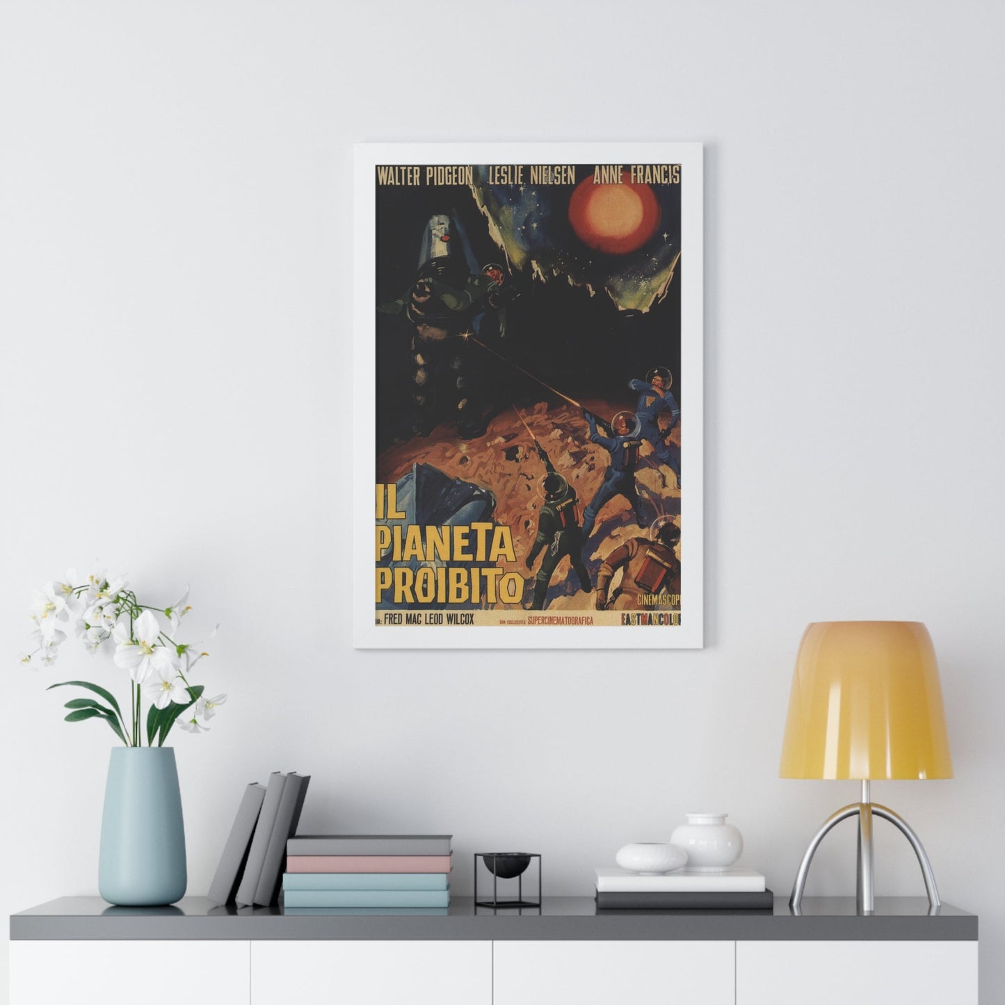 FORBIDDEN PLANET 1956 - Framed Movie Poster-The Sticker Space