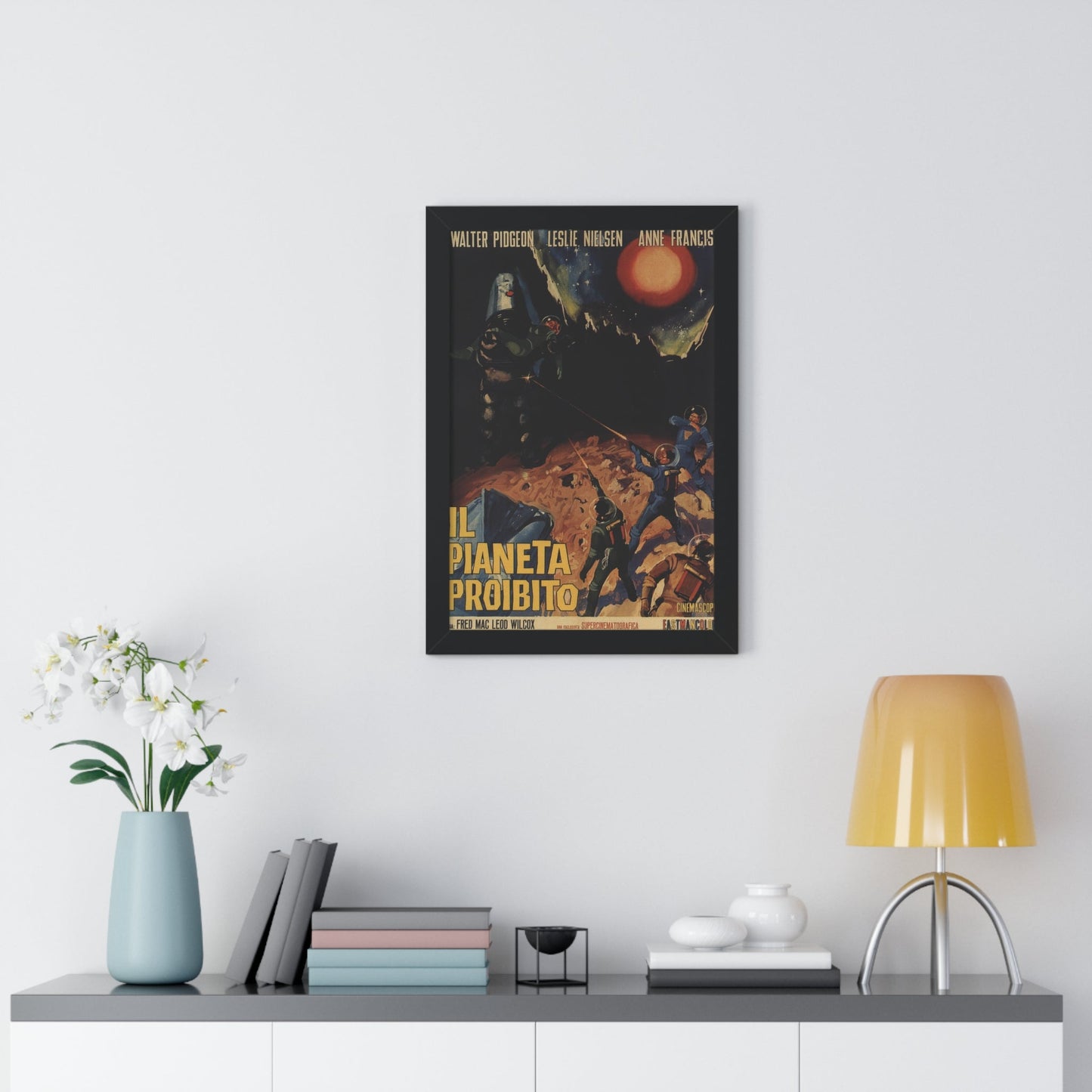 FORBIDDEN PLANET 1956 - Framed Movie Poster-The Sticker Space