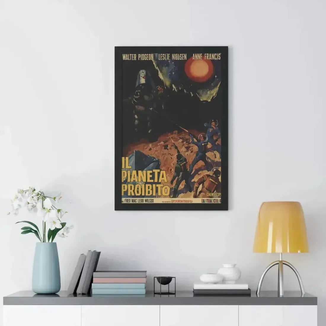 FORBIDDEN PLANET 1956 - Framed Movie Poster - The Sticker Space