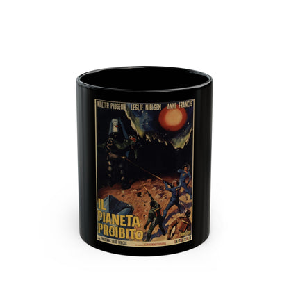 FORBIDDEN PLANET 1956 Movie Poster - Black Coffee Mug-11oz-The Sticker Space