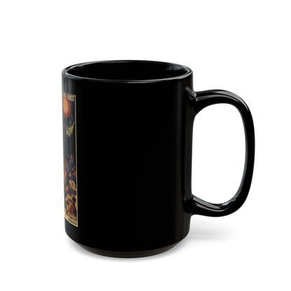 FORBIDDEN PLANET 1956 Movie Poster - Black Coffee Mug-The Sticker Space